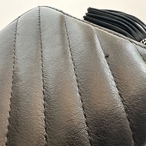 Chanel Black Calfskin Zippy Wallet with Iconic Tassel Detail & Gunmetal Hardware - Picture 10 of 13